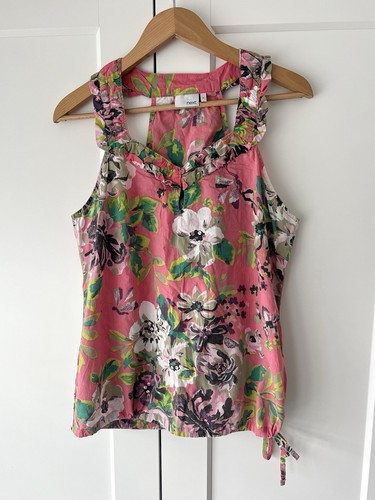Next pink floral vest - vest, 16