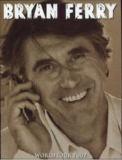 World Tour 2002 - Ticket Stub Bryan Ferry tour programme UK