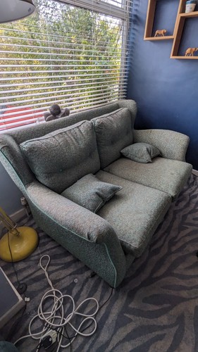 Duresta sofa green - sofa,, designed