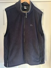 Lowe Alpine Grey Sherpa Fleece Gilet Vest Large sleeveless Jacket(bg8)
