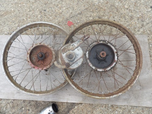 Bsa bantam wheels - bantam, (unknown