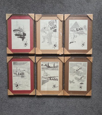 Bass brewery framed prints set