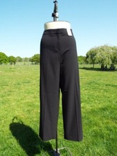 Smart Black ANN HARVEY Straight Leg Trousers With Stretch I/Leg 29” Size 18 BNWT