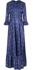 Lindy Bop Paisley Dress Blue