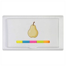 'Pear' Sticky Note Ruler Pad