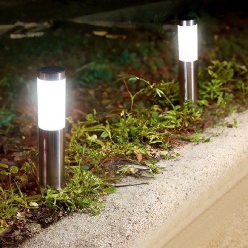 Stainless steel solar led - 2x,