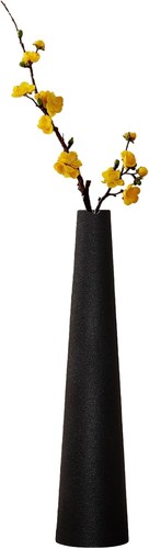 Tall conic ceramic bud vase - tall,