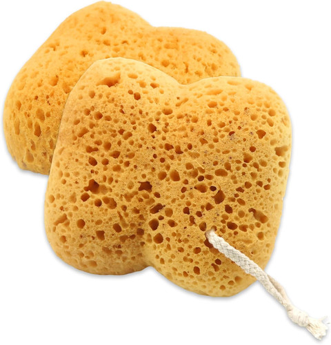 2pcs natural sea - natural, sponge,larger