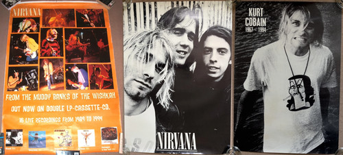Nirvana vintage 1990s - , poster