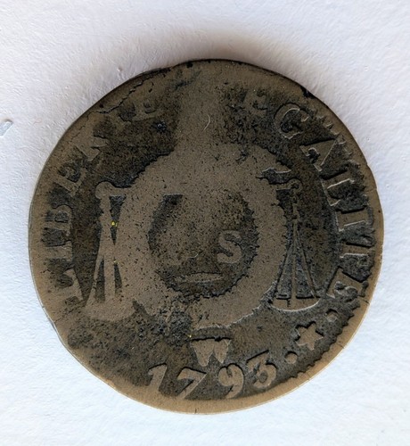 France sols 1793 coin french - france, 2