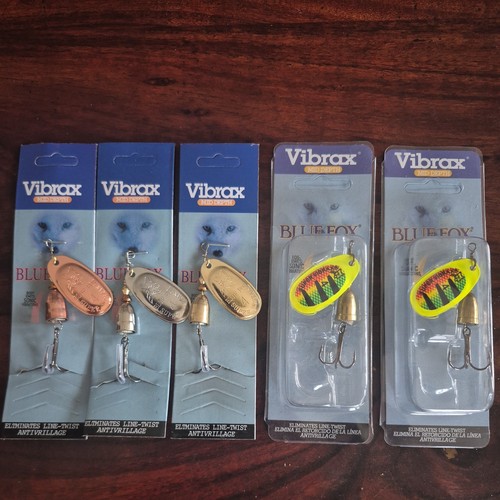 Blue fox vibrax spinners - blue,