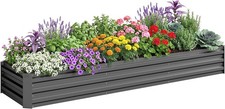 Galvanised raised bed for - raised,