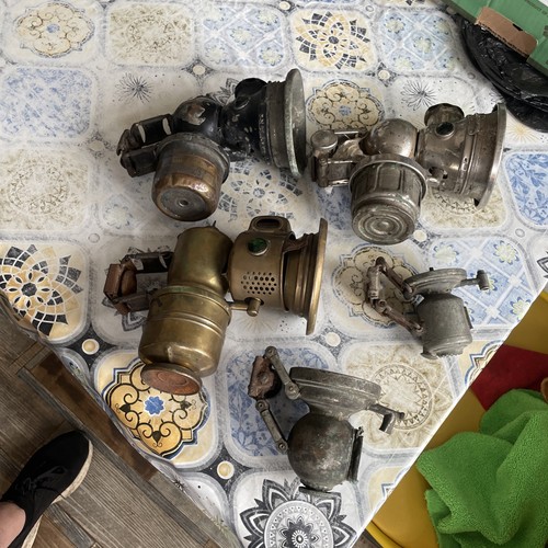 Carbide lamps job lot lucas - job,