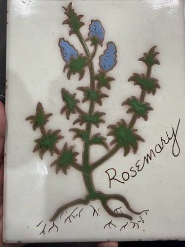 Vintage ceramic painted wall - ceramic,