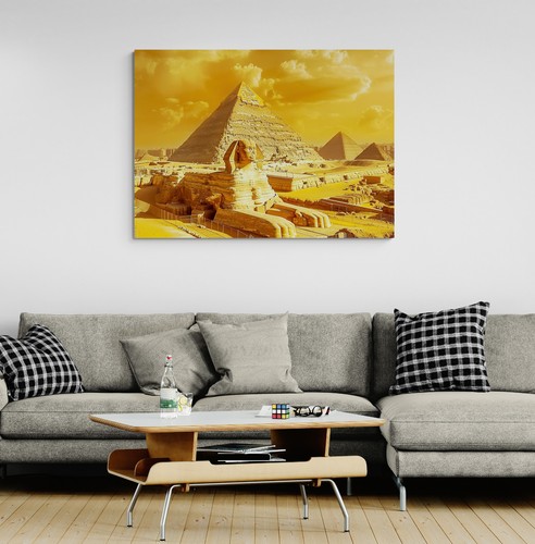 Egyptian pyramids canvas - egyptian,
