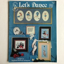 LET'S DANCE Ballet CROSS STITCH PATTERN Pegasus Booklet Ballerina Sew Book F387