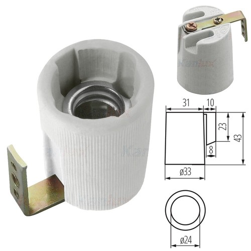 Kanlux e14 base ceramic - base,