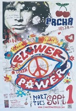 Original Spanish Ibiza Hippie Pacha music Jim Morrison poster for my wall/home