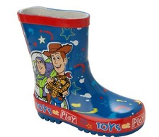 BOYS BUZZ LIGHTYEAR TOY STORY WELLIES RAIN WELLINGTON BOOTS WELLYS UK SIZE 7-12