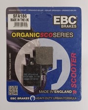 EBC Organic FRONT Disc Brake Pads (1 Set) Fits VESPA PX125 (1998 to 2015)
