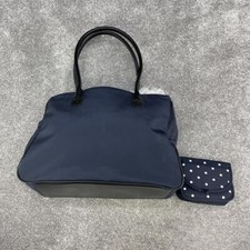 FIORE NAVY SATIN HANDBAG