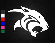 Tribal jaguar vinyl decal - jaguar,