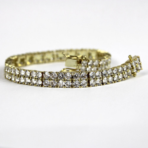 Yellow gold finish 2mm created - 2mm,
