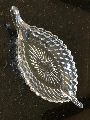 Vintage fostoria glass oval - glass,