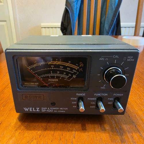 Welz 420 swr - sp-420, meter