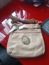 Nicole Brown Grey Cross Bag