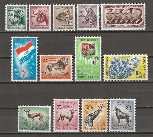 South africa 1961 - sg, 185/197