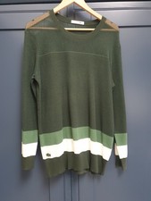 Lacoste Mens Green Striped