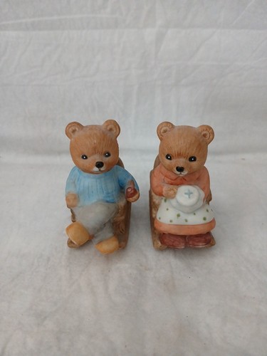 Homco porcelain bear figurines - porcelain,