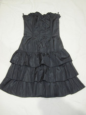 Vintage late 1980`s Ra Ra Black Dress size 12 (UK)