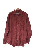 Banana Republic Vintage Corduroy Shirt Size XL Brown Long Sleeve 100% Cotton