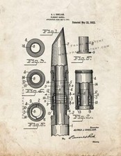 Clarinet Barrel Patent Print