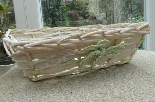 Large wicker rattan basket - large,
