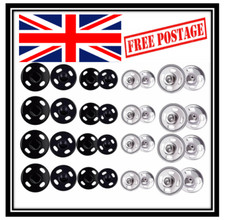 Snap Press Fasteners Buttons Sewing Metal Sets Stud Fastener Sew Tool Button