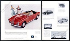 1956 BMW 503 Cabriolet red car 507 502 photo German vintage print ad