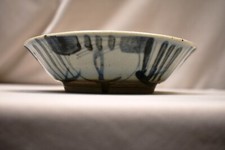 Antique Chinese Ming Dynasty Blue & White Bowl Swatow Zhangzhou Ware Collect"120