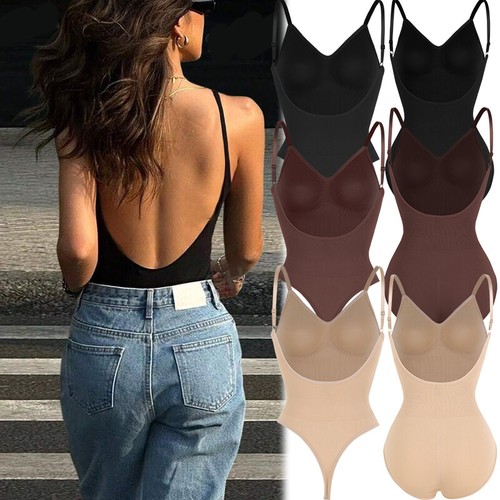 Women low back bodysuit - low,
