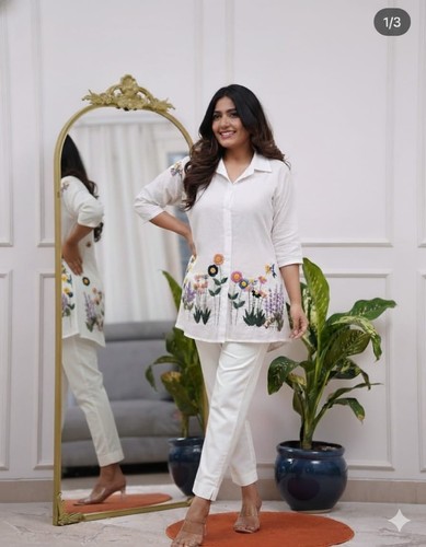 Women white floral - women’s,