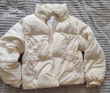 Bershka White Women's Coat
