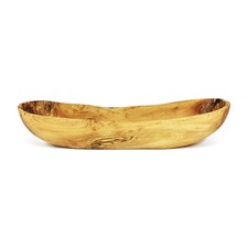 Handmade Snack Boat Olive Wood