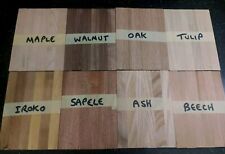 48 Pen Blanks Walnut Maple Oak Iroko Ash Sapele Tulip Beech 152x18sq Woodturning