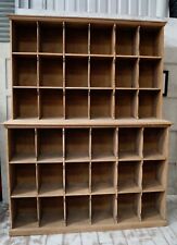 Victorain Country Kitchen Washed Oak Pigeon Holes