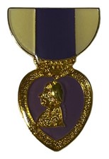 Lot of 12 Purple Heart Mini