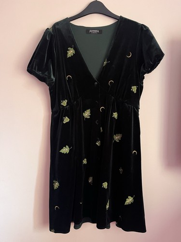 Disturbia dark green - dark, velvet