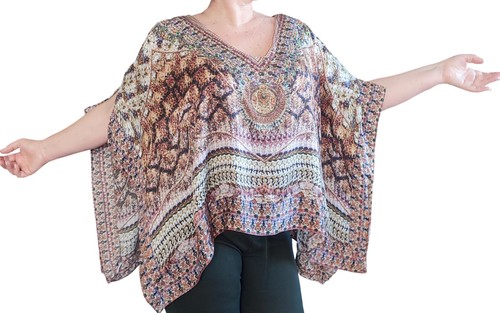 Camilla 100 silk - silk, embellished