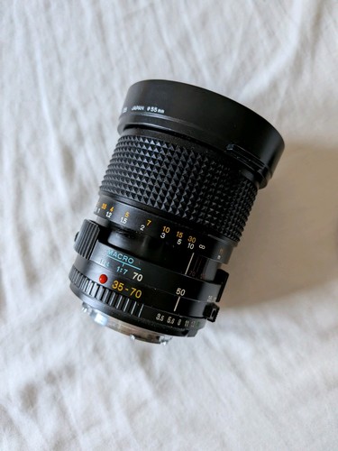 Minolta 70mm 3 5 macro - md, f/3.5